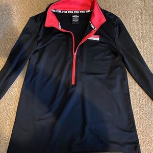 Pink- Victoria secret ultimate 3/4 zip up.